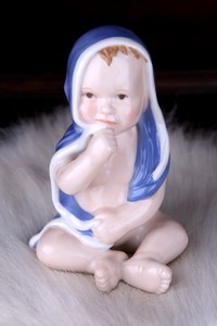 로얄 코펜하겐 COPENHAGEN 귀여운 아기 장식인형,야드로,영국찻잔