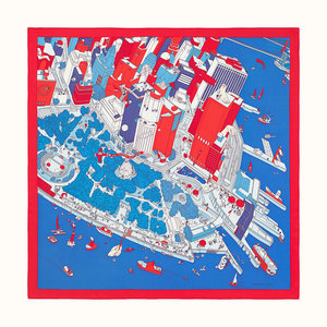 The Battery New-York scarf 90 H003164S 25,야드로,영국찻잔