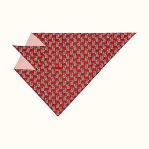 Flore triangle scarf H883367S 02,야드로,영국찻잔