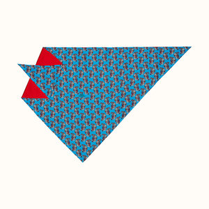 Flore triangle scarf H883367S 05,야드로,영국찻잔