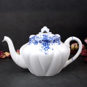 쉘리 데인티 블루 티팟 Shelley Dainty Blue Teapot 영국앤틱 영국찻잔,야드로,영국찻잔